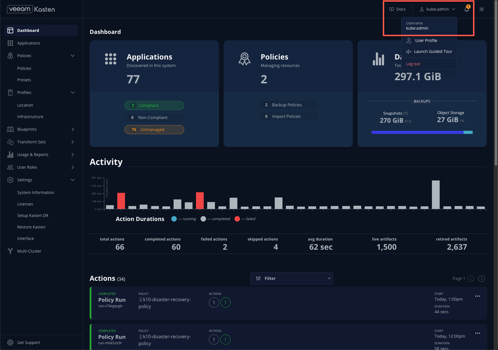 kasten-post-login-dashboard