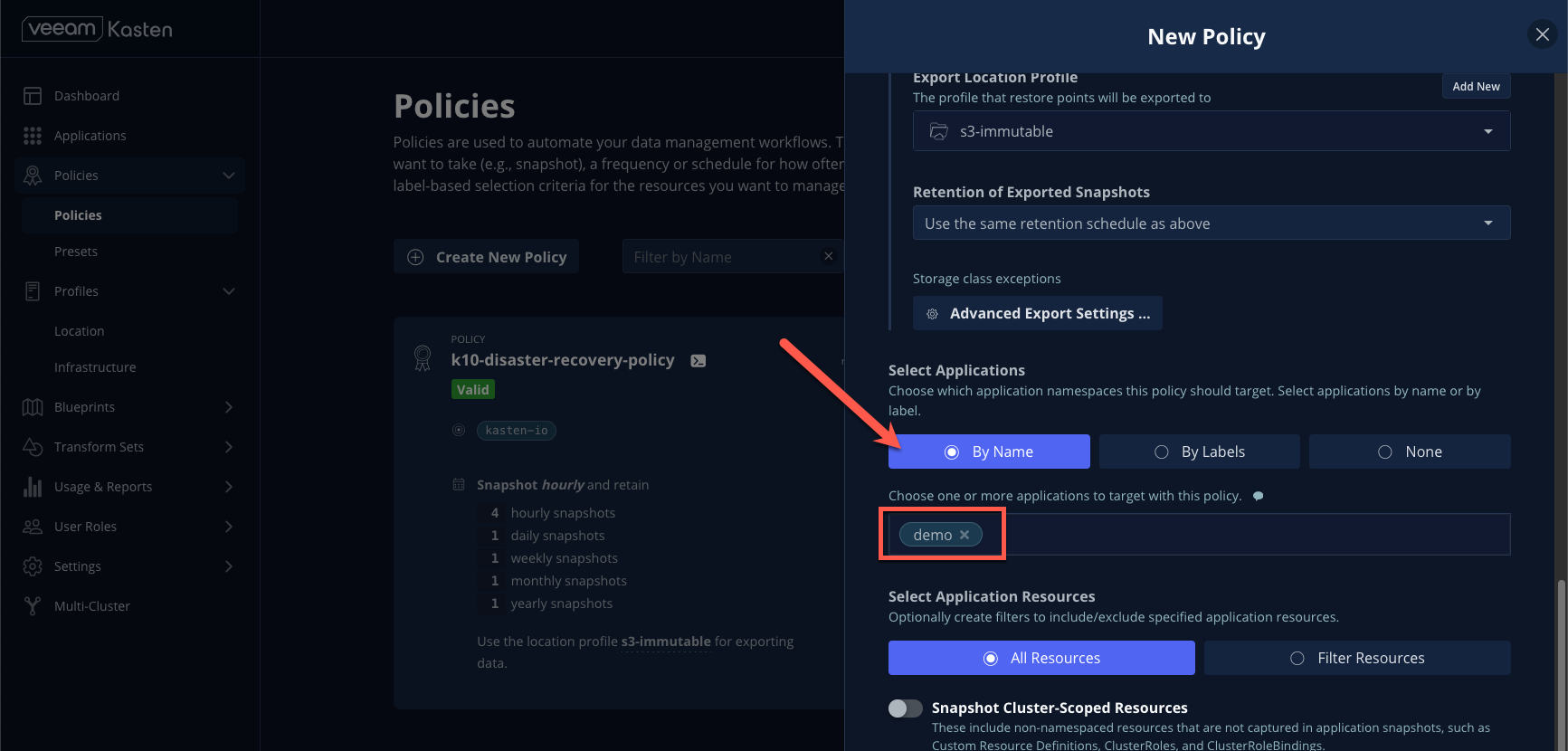 configure-policy-application