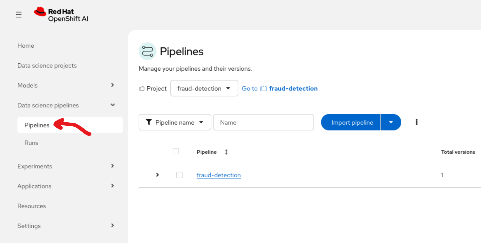 mfd pipelines tab